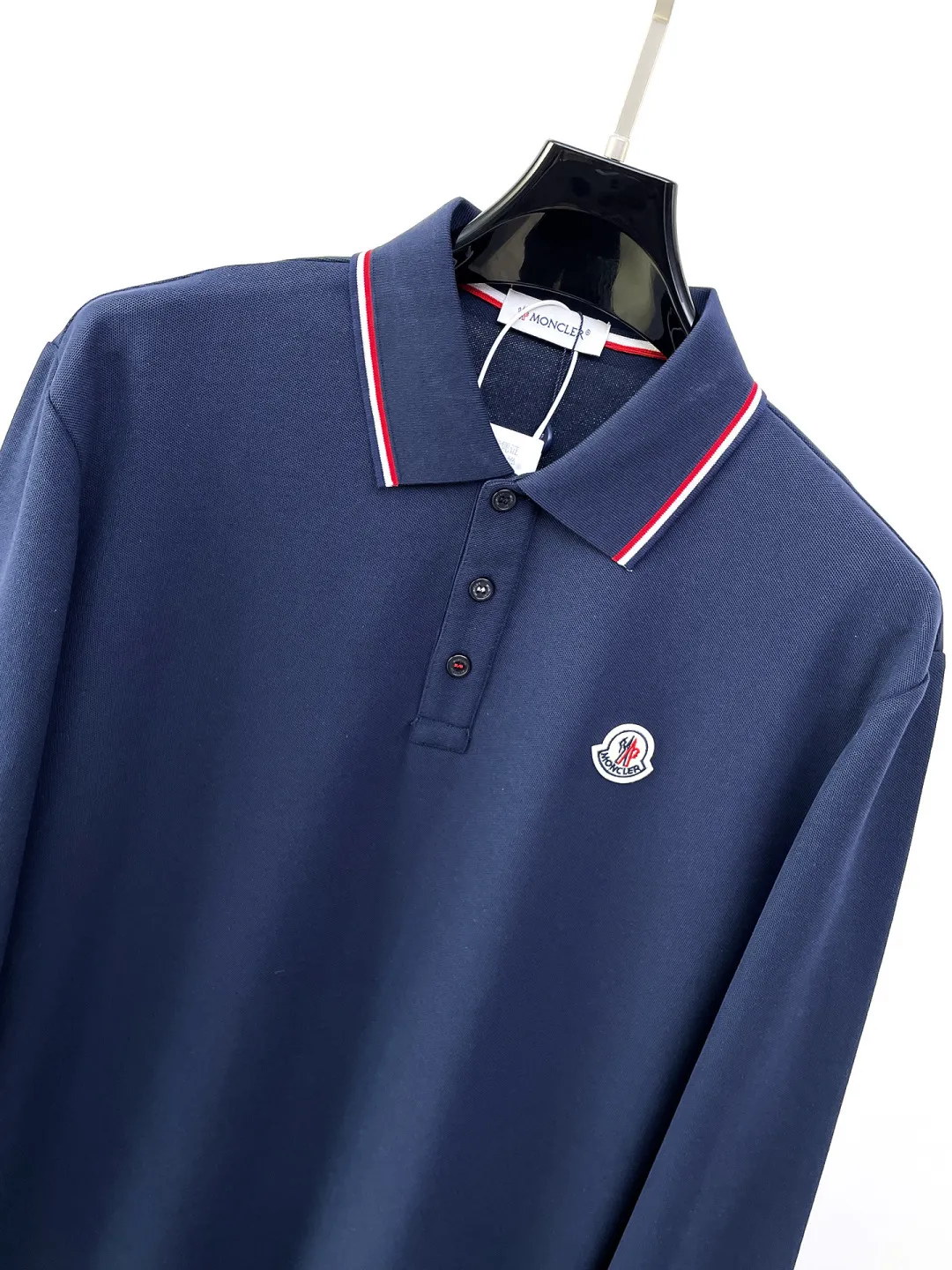 MONCLER New Arrival Polo Same Style 260 ， Factory New Arrival Versatile : Black White Royal Blue Gray Size：S-XXL
